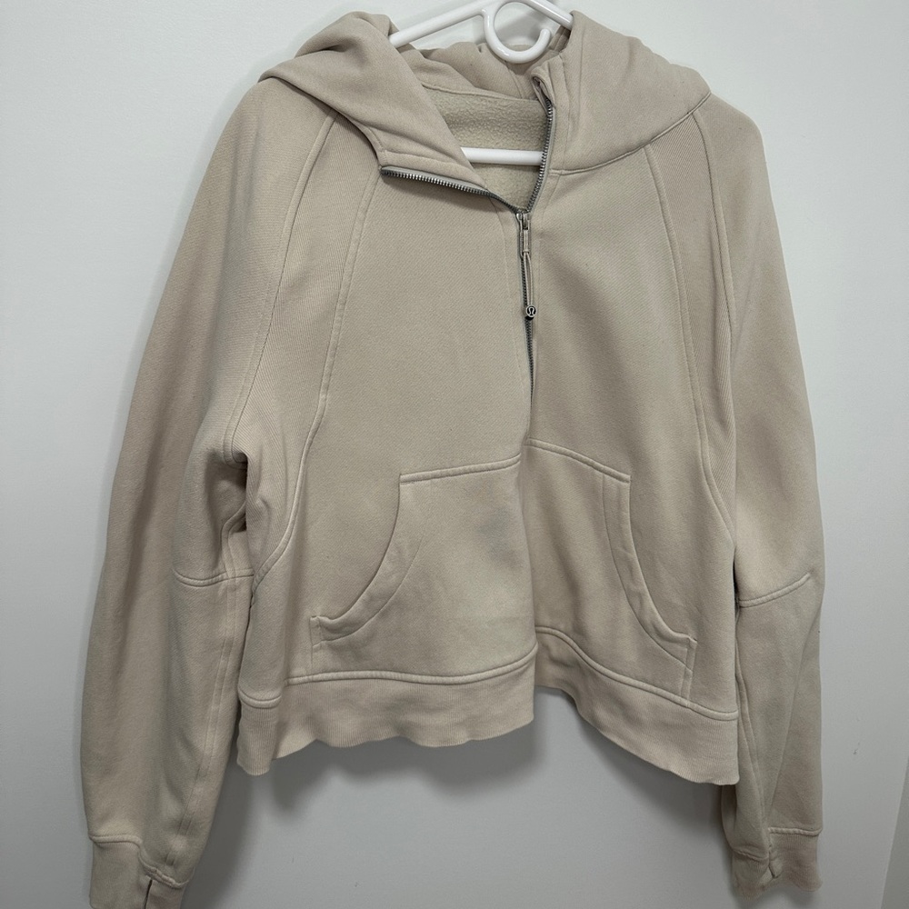 lululemon scuba half zip hoodie